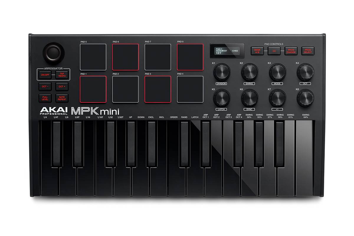 MIDI-   / ̳ AKAI MPK MINI MK3 Black MIDI