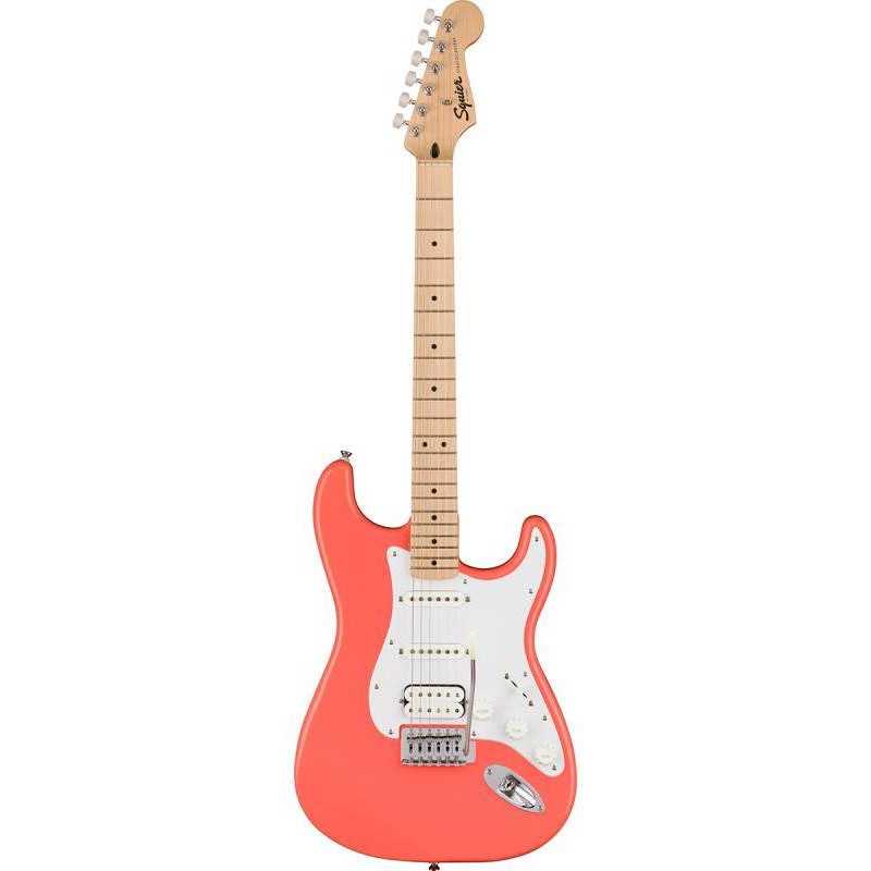  / ó  SQUIER by FENDER SONIC STRATOCASTER HSS MN TAHITY CORAL