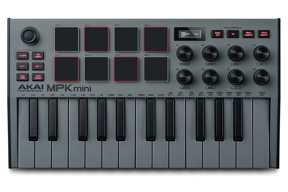 MIDI- / MIDI  AKAI MPK Mini MK3 Grey