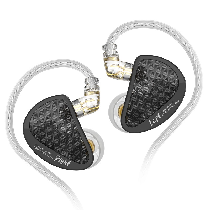  /  KZ Audio AS16 PRO BLACK NO MIC