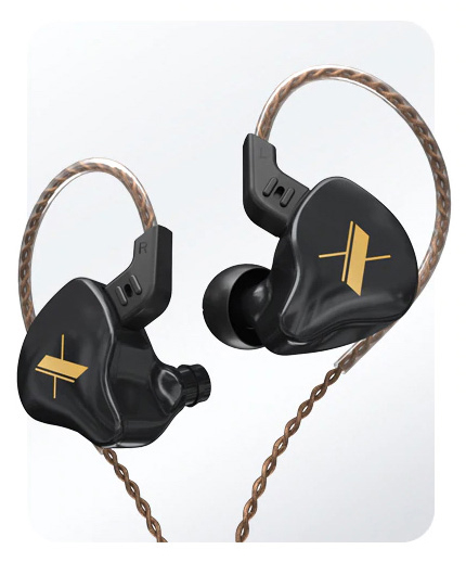   /  KZ Audio EDX BLACK NO MIC