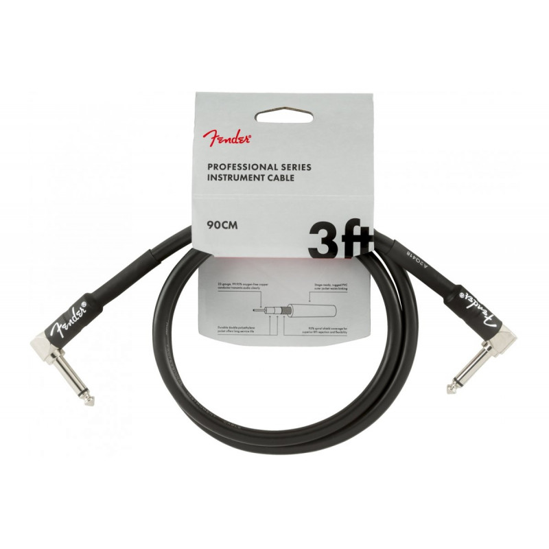  /   FENDER CABLE PROFESSIONAL SERIES 3 BLACK