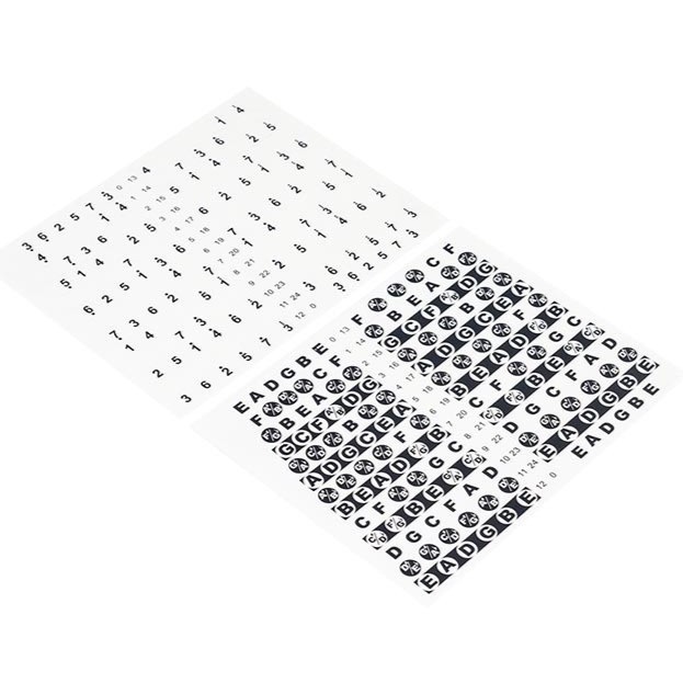 г /  GUITTO GFM-01 Fretboard Stickers