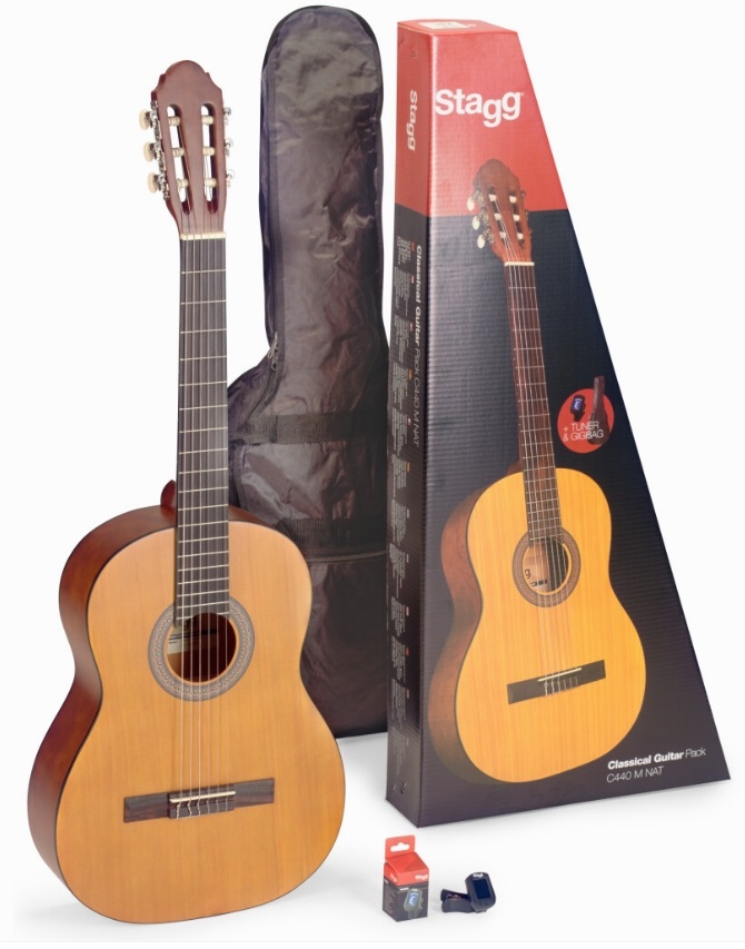 Классические гитары / Гитара классическая STAGG C440 M NAT PACK