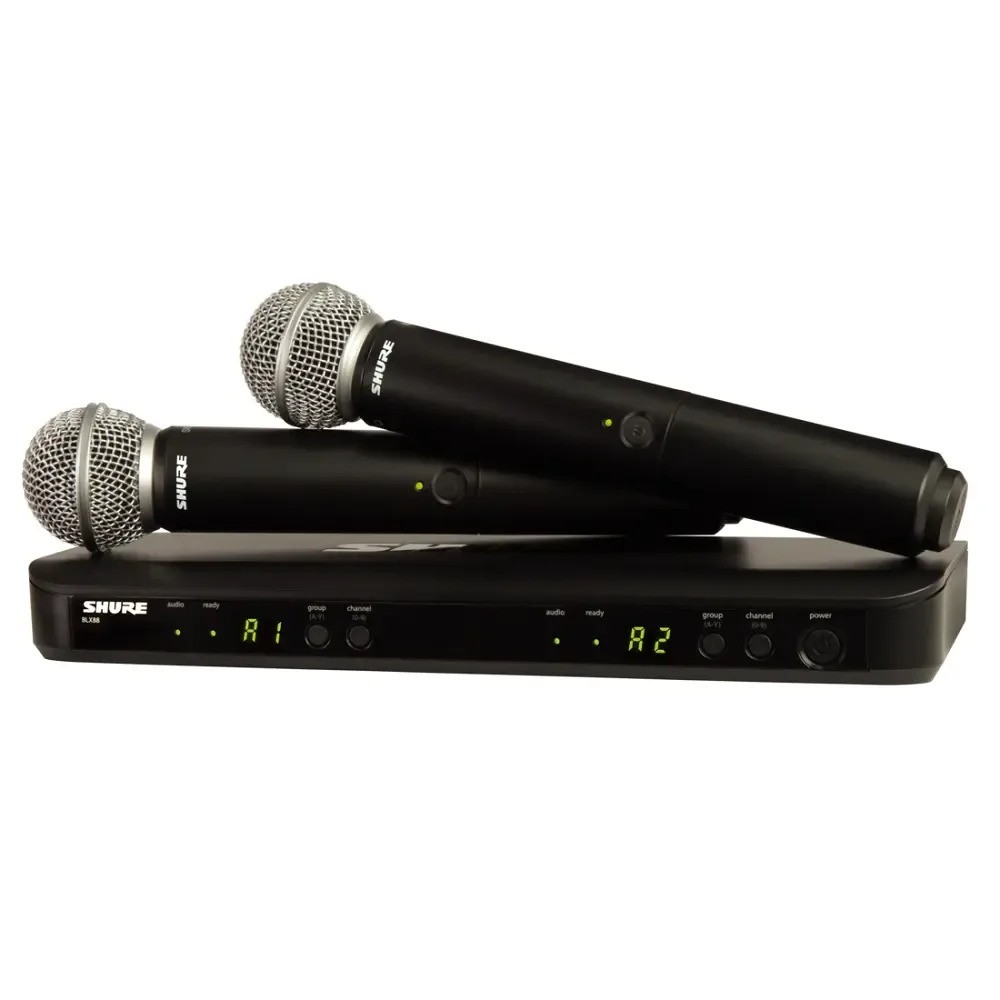 Микрофоны / Радиосистема SHURE BLX288E/SM58-H8E