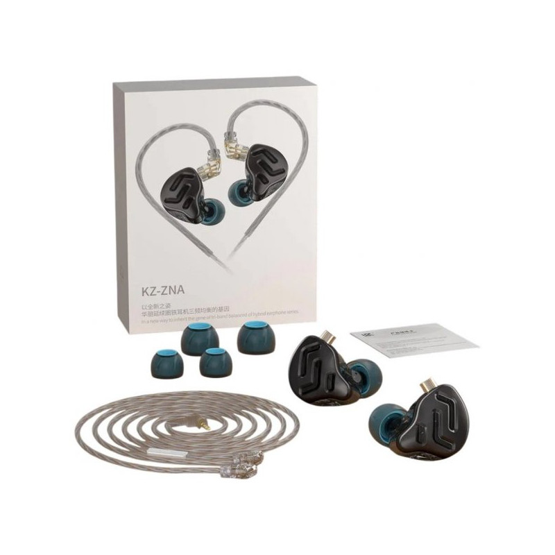 ���� / �������� KZ Audio ZNA BLACK NO MIC