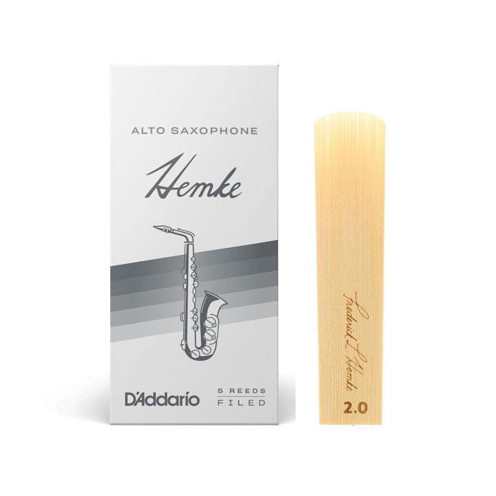 Тростини для духових / Тростина для альт саксофона D'Addario Royal Hemke Organic - Alto Sax #2.0